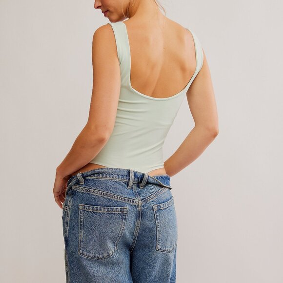 Free People Light Green Tank Top - Picture 3 of 7